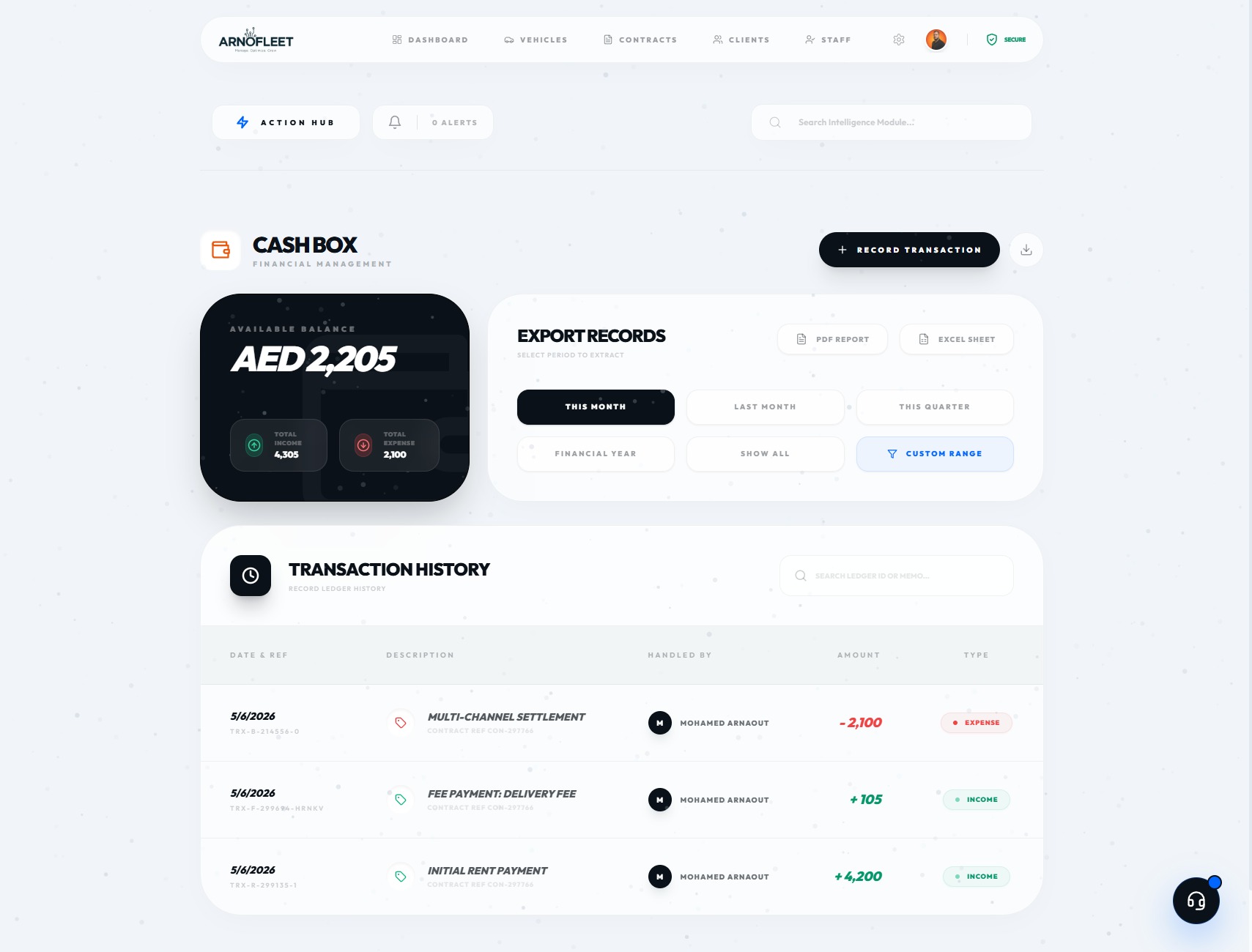 Financial Tracking